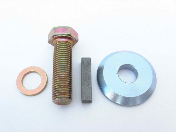 8-Rib Pulley Retainer Assembly w/Bolt, Key & Washer